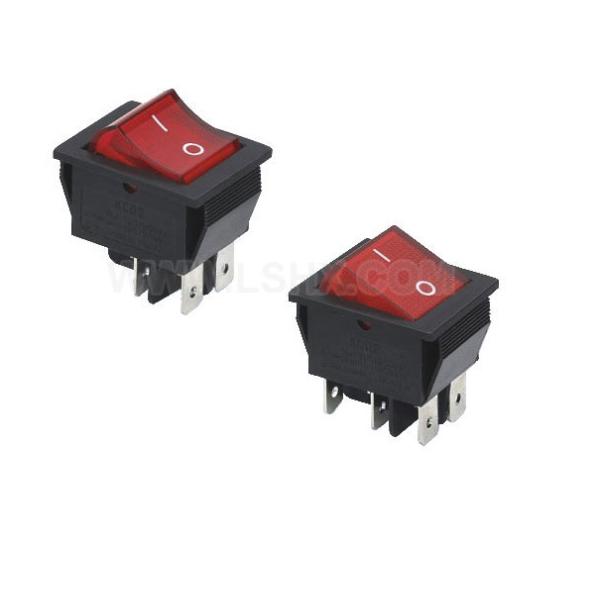 Rocker switch,ON-OFF Switch with lamp or without lamp;Switch,AC power switch,UL .TUV Switch, 4Pin or 6Pin switch