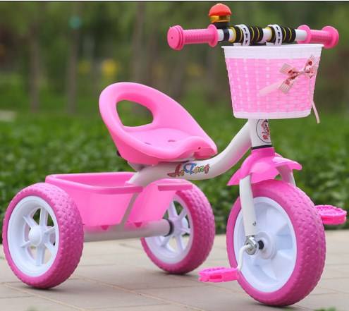 Дети ездят на трехколесном велосипеде 3 колеса автомобиль для детей дошкольного возраста