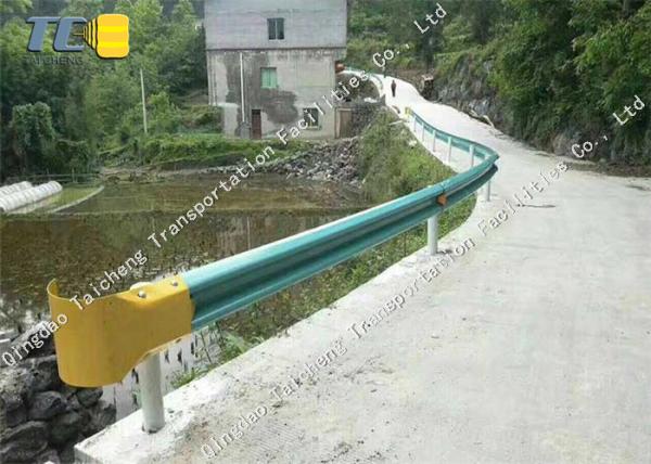Corrimão móvel de aço ondulado alto da barreira de impacto do feixe de W da flexibilidade