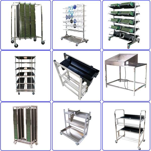 PCB Board Hanging Stainless Steel ESD PCB Storage Rack 12 Hanging ODM OEM