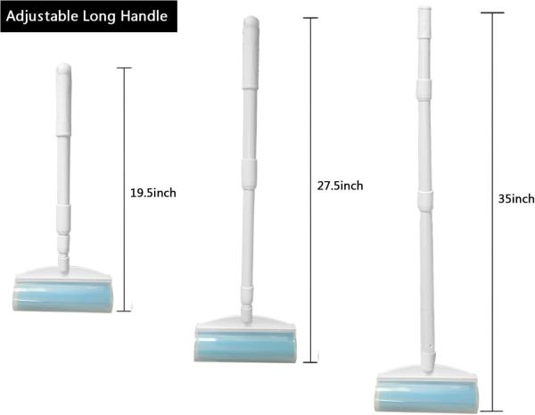 Rolo de Lint Reutilizável Lava-se, Rolo de Lint Grande de 8 polegadas Remover de Cabelos para Cães e Gatos