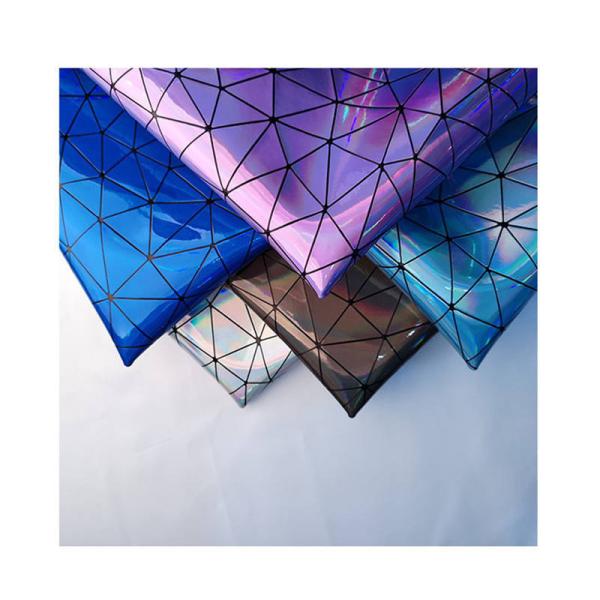 Cuir synthétique triangulaire spécial PU pour miroir laser, bagages, sacs à main, chaussures, sacs à cosmétiques