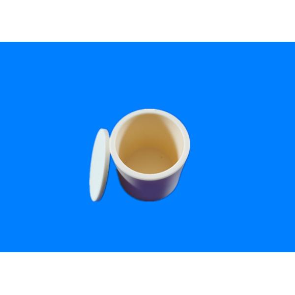 300MPA 3.75g/Cm3 Alumina Ceramic Crucible With Lid