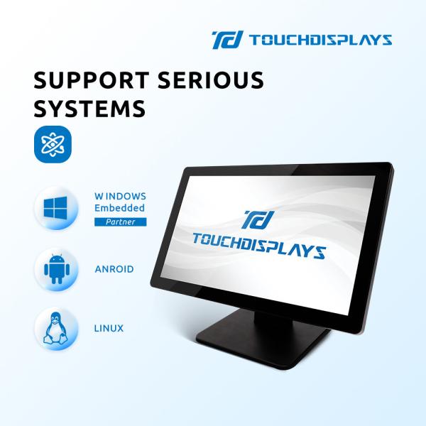 Retail DDR3 18.5 Inch Touch Screen POS System With Printer