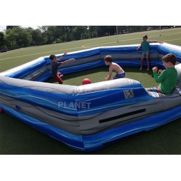 Funny Portable Interactive Inflatable Gaga Ball Pit / Inflatable Gaga Ball Court For Kids Outdoor Games