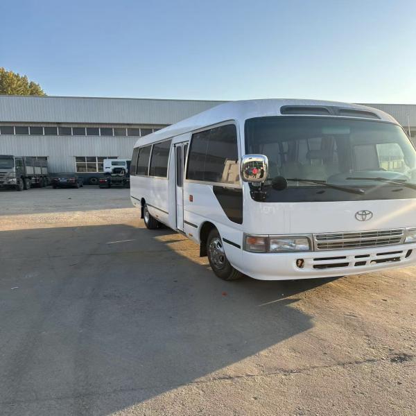 Used Diesel Fuel Toyota Coaster Bus City Shuttle 21 Passenger