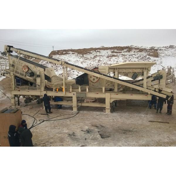 KG Energy Mining Diesel Engine Portable Rock Crusher Suitable for Various Applications