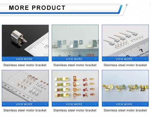 Anodization Precision Metal Stamping Parts Electric Motor Components Starter Carbon Brush