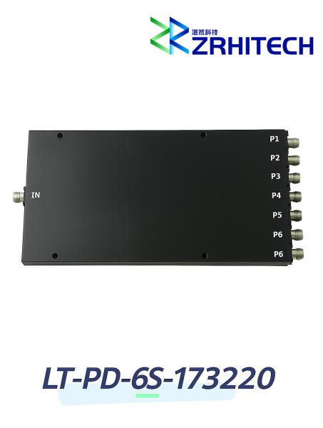 17.3 to 22 GHz 20 Watt LT-PD Series 6-Way Power Divider