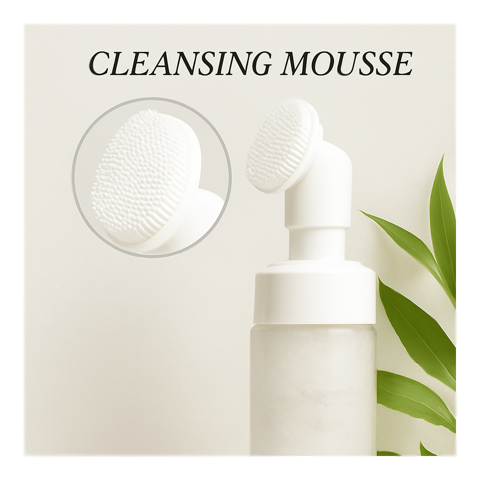 OEM ODM Brand Deep Cleansing Vitamin C Foam Facial Mousse Oil-Control Foam Cleanser Hyaluronic Acid Foam Facial Wash