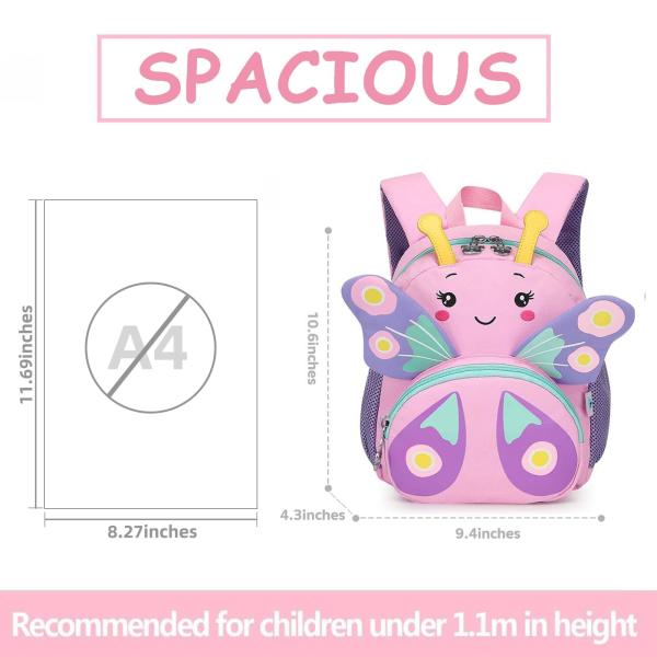 Cute Kids Backpack For Girls Small 3D Cartoon Toddler School Bookbags Age 1-3 Daycare Nursary Travel Bags Kids Backpack Toys Backpack Gift For Kid Daypack