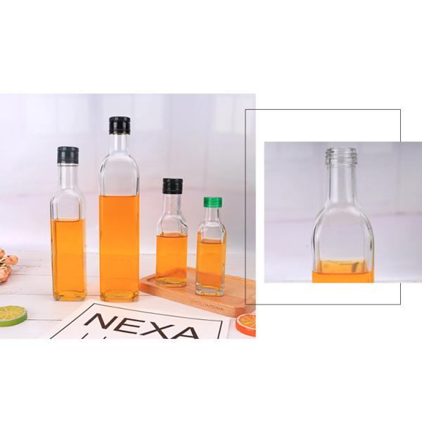 Бутылка оливкового масла 750 Мл стеклянная в сделанной машине предохранения от солнечного света запаса