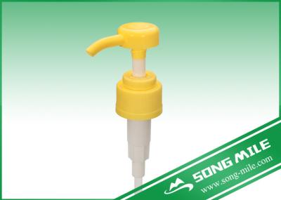 28/410,33/410 PP Plastic Yellow Lotion Dispenser for Shampoo