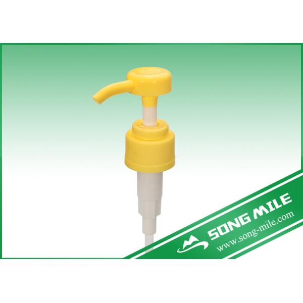 28/410,33/410 PP Plastic Yellow Lotion Dispenser for Shampoo