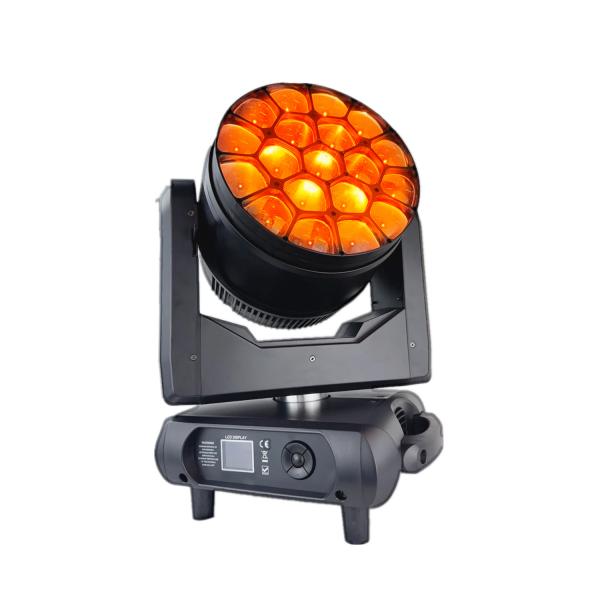 19X40W Zoom Wash Stage Wash Lighting Moving Head Bee Eye For Dj Disco Bar