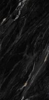 Black Glossy Polished Glazed Porcelain Marble Tiles 60x120 for Apartment Interior