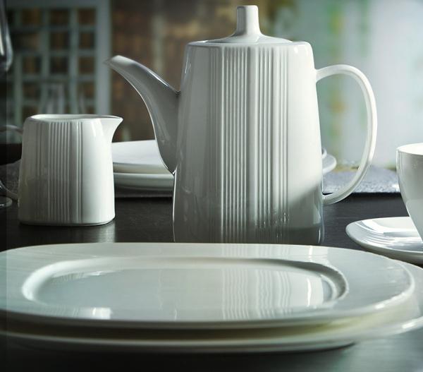 Set de jantar de porcelana de luxo de cerâmica de estilo britânico