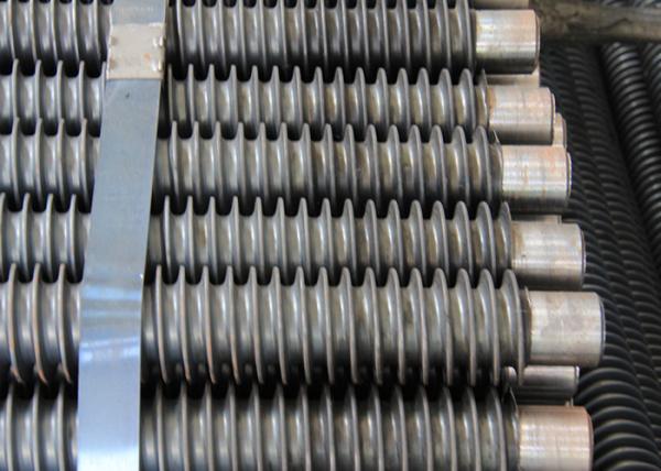 Steel Extruded Spiral Fin Tube Economizer For Heat Transfer / Air Cooler