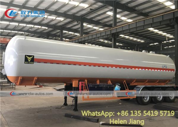 de 50000L 25T Q345R Q370R Q420R LPG de gás do tanque reboque semi