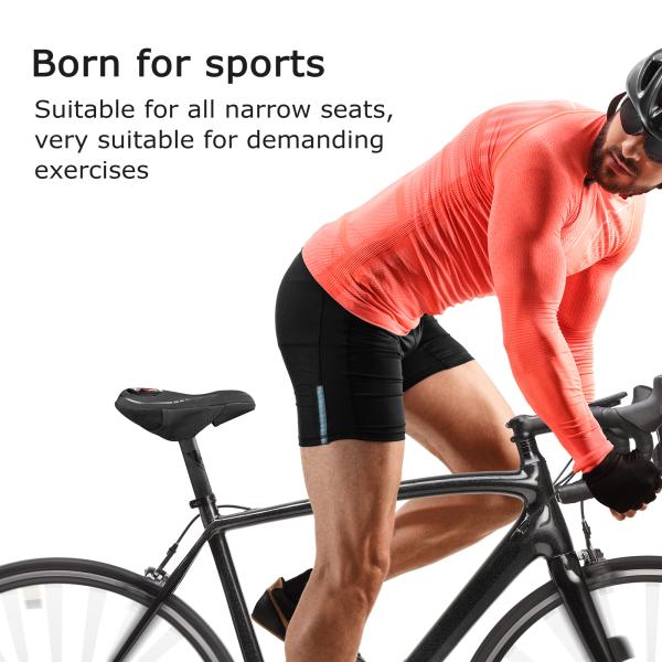 Accesorios de la bici y del ciclo, piel artificial gruesa de la esponja de Seat de la bici de los 3CM