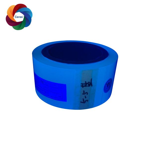Filme de papel azul da laminação de Bopp da tinta invisível de Mic Hot Stamping Film Uv do ANIMAL DE ESTIMAÇÃO 27
