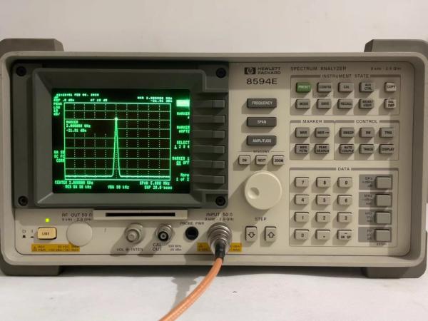 HP Agilent 8594E  9 KHz–2.9 GHz Portable Spectrum Analyzer / Rf Spectrum Analyser