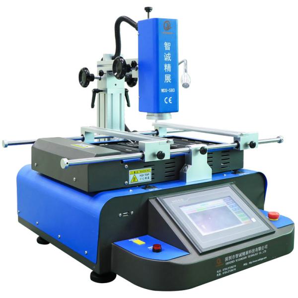 Manual WDS-580 BGA Rework Station with 10×10mm Min PCB Size PLC Temperature Control and Low Weight for Electronic Repair