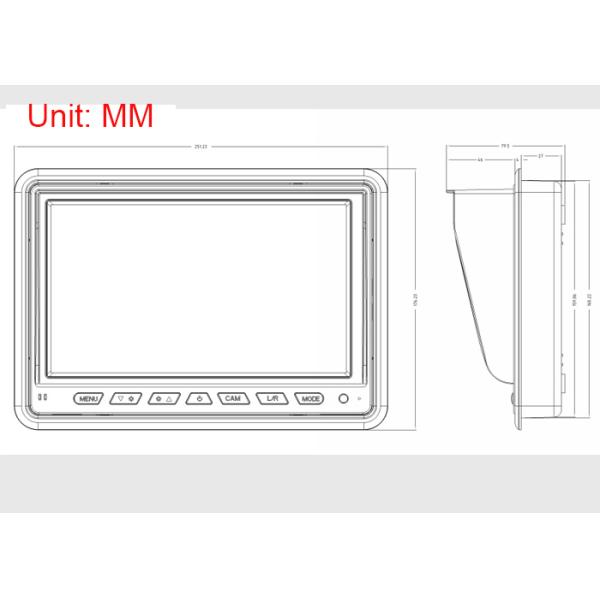 Монитор автомобиля AV TFT входного сигнала VGA HDMI андроида для видео-дисплея HD MDVR