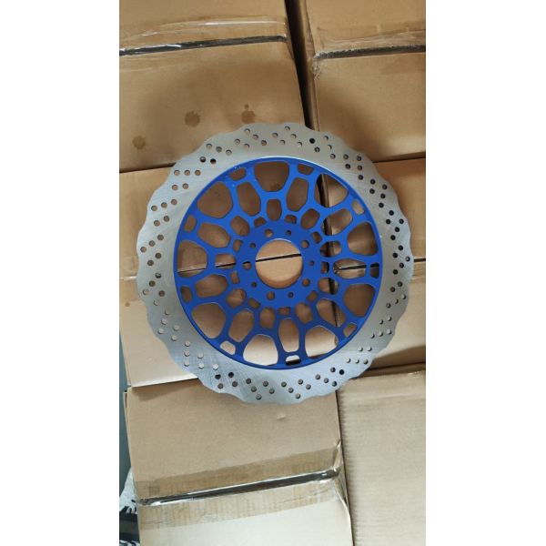 Cast Iron Rust Proof Motorcycle Front Disc Brake Rotor High Strength