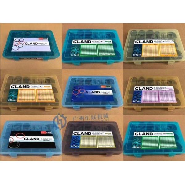 Joint circulaire d'excavatrice Kit Box Black/CATEEEEEE rouge blanc NBR FKM O en caoutchouc Ring Kit de KOMATSU Doosan