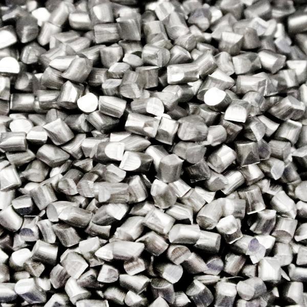 Grenailles coupées en fil d'aluminium pour sablage 1,0 mm