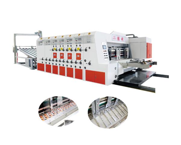 Automatic Flexo Printing And Die Cutting Machine For Corrugated Carton