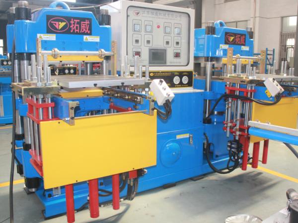 Double Motor Double Oil Pump Hot Press Vulcanizing Equipment Production Silicone Pad