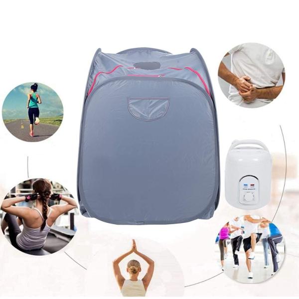 US EU Modern Popular Portable Folding Steam Sauna Room Lightweight Steam Sauna Personal Spa For Home Weight Loss Detox Relaxation