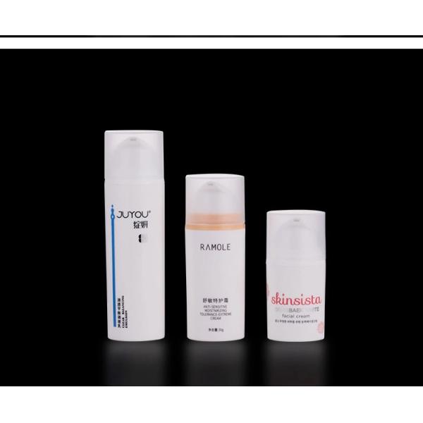 15ML 30ML 50ML PP/PCR Airless Lotion Pump Bottle for Screen Printing and Even Dosage