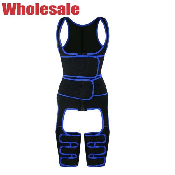 Ajustador suado da coxa da coxa do corpo 7XL Shaper completo para os pés e as coxas