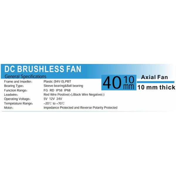 Micro Electronics Cooling Fans 24V Dc Plastic Heat Resistant For Pc Air Cooler