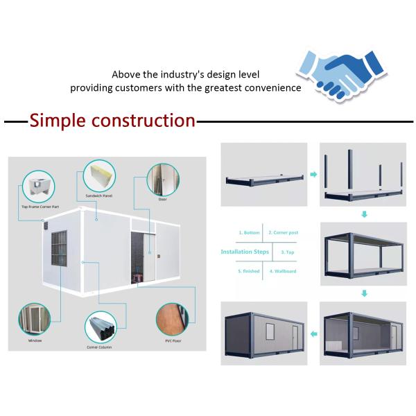 OEM/ODM настраиваемый цвет контейнерного дома 3D модель дизайн для легкой сборки демонтажа