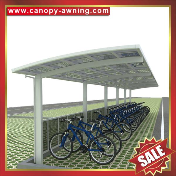 High quality outdoor bus stop shelter canopy cover awning with aluminum framework and polycarbonate sheet