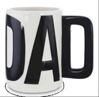 Caneca criativa do paizinho 13.3*9*12.2 com punho D; Pai personalizado Day Gift de Mug For Dad do pai