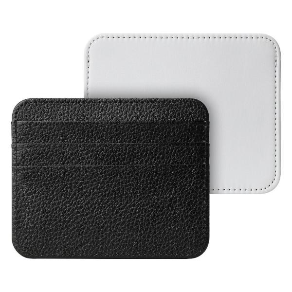 Blank Sublimation Money Card Holder Personalized Leather Business Card Holder