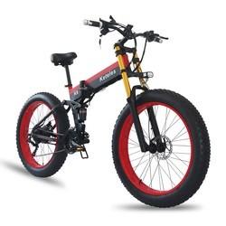 High Quality 26x4.0 inch Fat Tire Folding E-Bike 1000W Motor 13AH Lithium Battery 21-Speed Electric Bike Drop Shipping Available