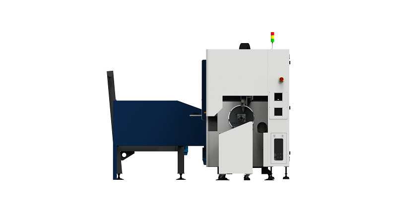 Side Mounted Lathe Beveling Cutting Fiber Laser Metal Cutting Machine Water Cooling