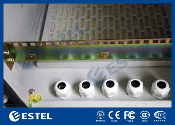 Anti armário fixado na parede exterior da pintura 6U da oxidação, cerco de cremalheira 19 exterior