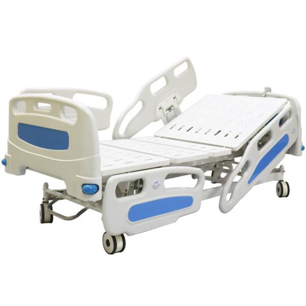 Portable Casters Metal 3 Function Folding Medical Clinic Furniture Adjustable Electric Nursing Patient Hospital Bed