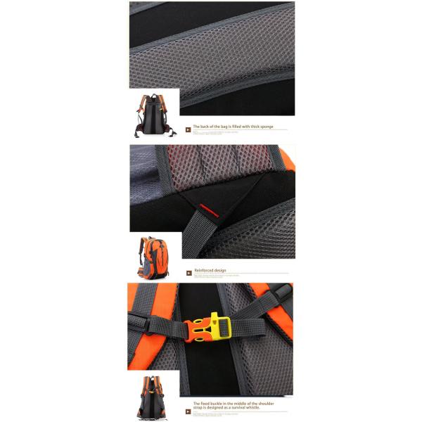 Multicolor Unisex водоустойчивый пеший материал полиэстера рюкзака