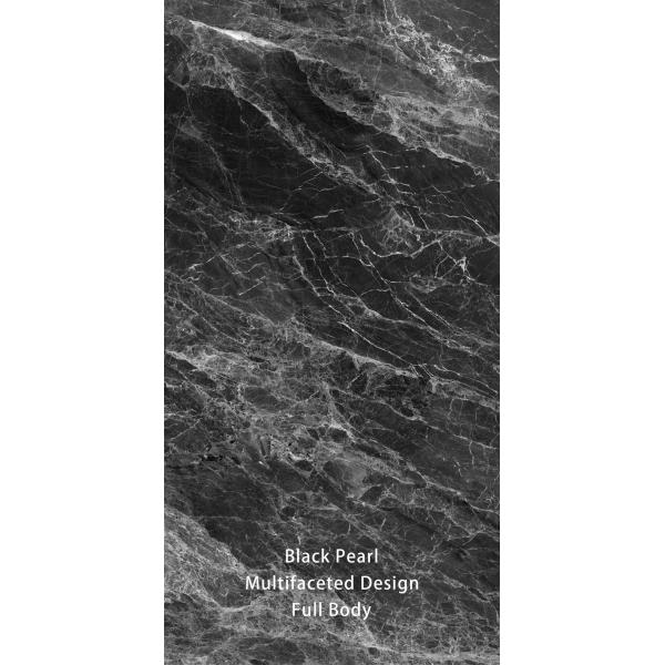 12MM Polished Finish Stone Imitation Texture Modern Marble Tile For Room Inside(D5-L18709)