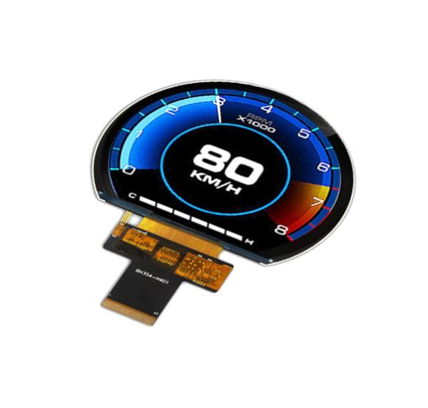 3.54 Inch Round LCD Panel for motocycle cluster