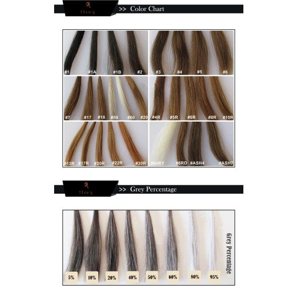 Natural Straight Toupee Hair Replacement System Fine Mono Base Center With Poly Perimeter