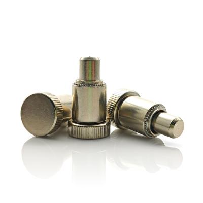 Stainless Steel Panel Spring Locating Pins Bright Finish Metal Screw Fastener